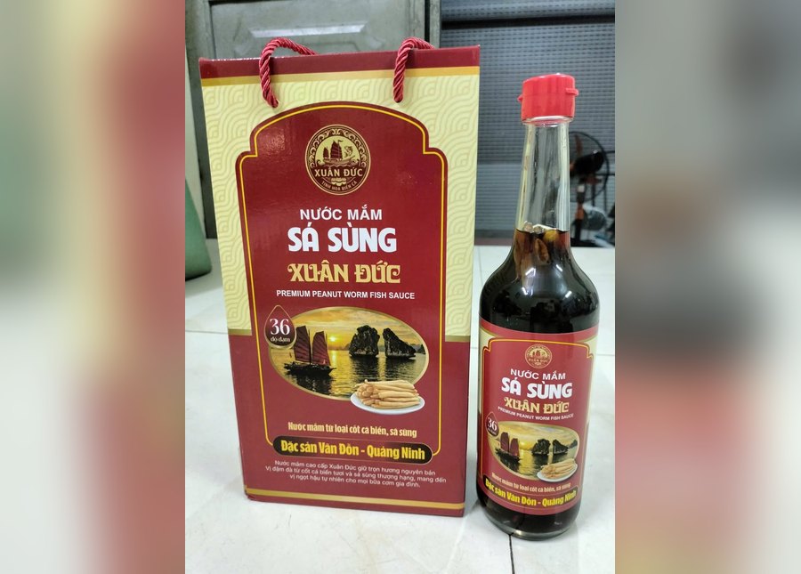 Nước mắm Sá Sùng Xuân Đức – đặc sản Vân Đồn làm quà biếu ý nghĩa