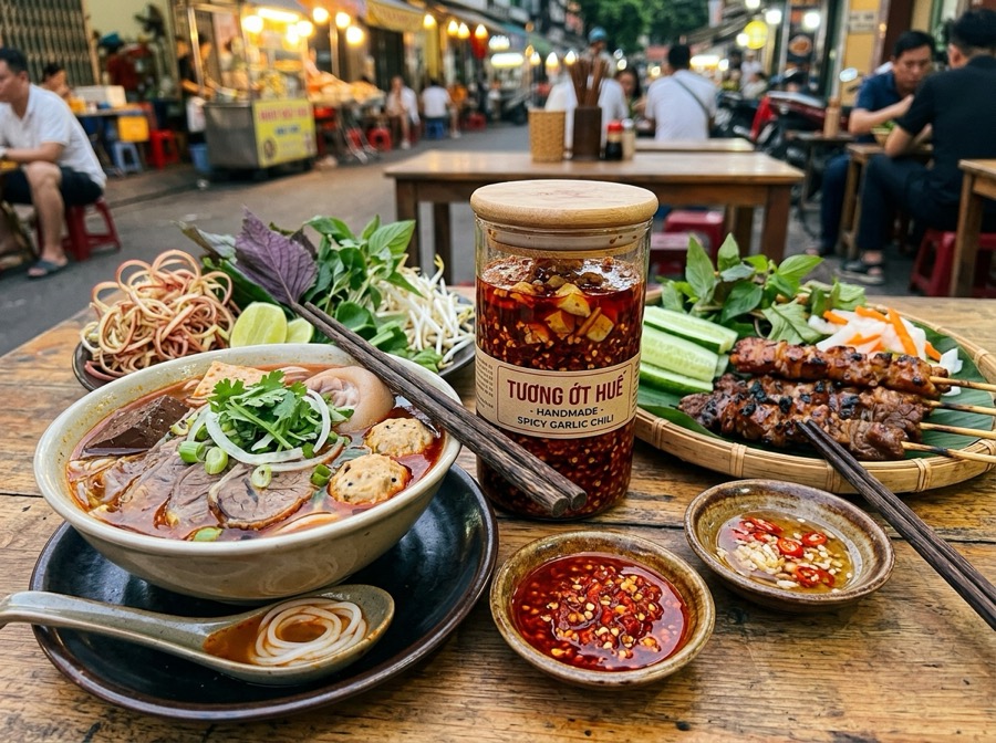 Tuyệt Chiêu Pha Nước Chấm Đồ Nướng Với Tương Ớt Hũ