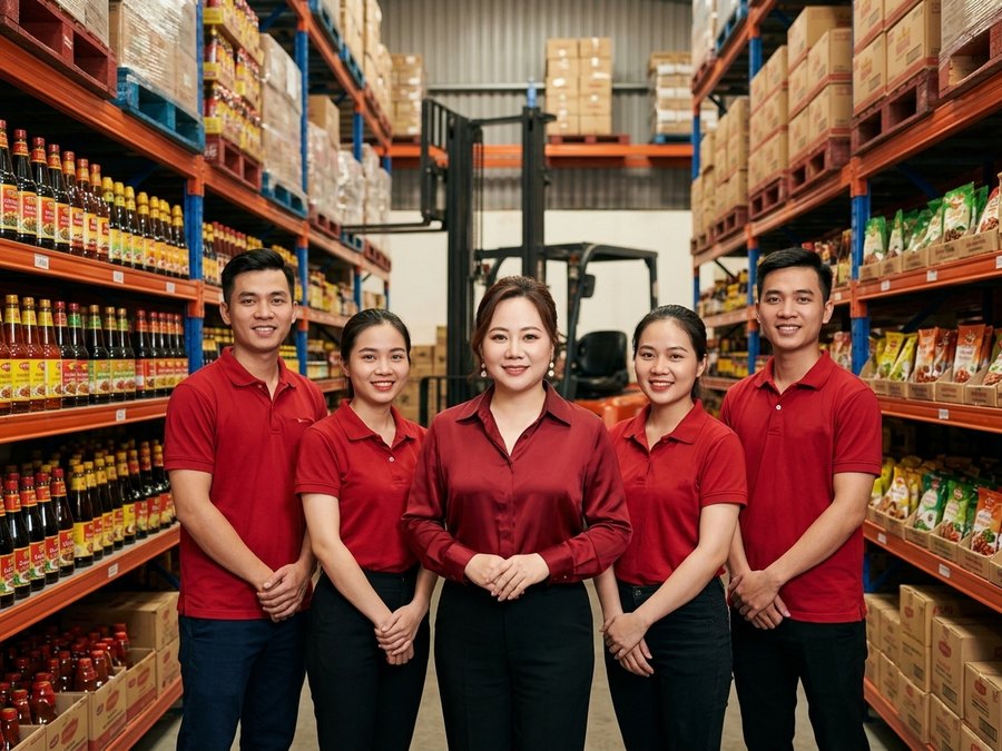 Tổng Kho Gia Vị Nhà Hàng Vũ Huê Chợ Vườn Đào Bãi Cháy Hạ Long